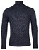 Baileys Lambswool Rollneck Fantasy Diagonal Cable Knit Trui Dark Blue