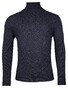 Baileys Lambswool Rollneck Fantasy Diagonal Cable Knit Trui Dark Blue