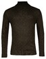 Baileys Lambswool Rollneck Fantasy Diagonal Cable Knit Trui Donker Groen