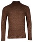 Baileys Lambswool Rollneck Fantasy Diagonal Cable Knit Trui Tobacco