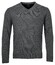 Baileys Lambswool V-Neck Single Knit Trui Anthracite