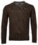 Baileys Lambswool V-Neck Single Knit Trui Dark Brown
