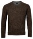 Baileys Lambswool V-Neck Single Knit Trui Dark Brown