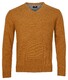 Baileys Lambswool V-Neck Single Knit Trui Donker Goud