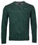Baileys Lambswool V-Neck Single Knit Trui Donker Groen