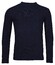 Baileys Lamswol Ronde Hals Single Knit Trui Navy