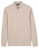 Baileys Long Sleeve Jersey Cotton Blend Polo Midden Grijs