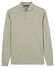 Baileys Long Sleeve Jersey Cotton Blend Polo Misty Green