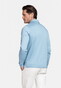 Baileys Long Sleeve Jersey Cotton Blend Polo Ocean Blue