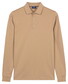 Baileys Long Sleeve Jersey Cotton Blend Polo Zand