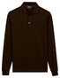 Baileys Long Sleeve Placket Buttons Polo Dark Cassis
