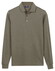 Baileys Long Sleeve Placket Buttons Polo Greige