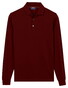 Baileys Long Sleeve Placket Buttons Polo Port Red
