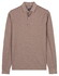 Baileys Long Sleeve Subtle Two-Tone Polo Bruin