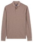 Baileys Long Sleeve Subtle Two-Tone Polo Bruin
