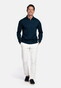 Baileys Long Sleeve Subtle Two-Tone Polo Dark Blue