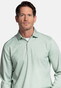 Baileys Long Sleeve Subtle Two-Tone Polo Misty Green