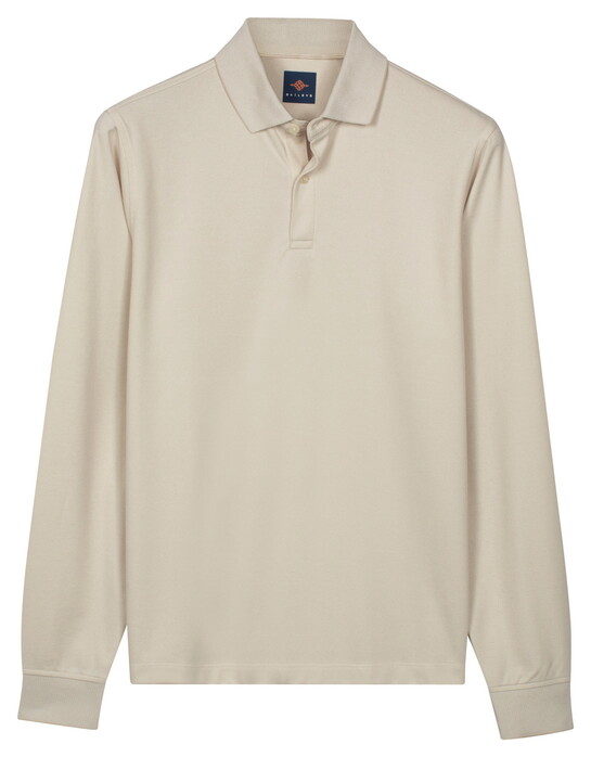 Baileys Long Sleeve Subtle Two-Tone Polo Shell