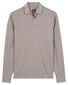Baileys Long Sleeve Subtle Two-Tone Polo Stone Grey