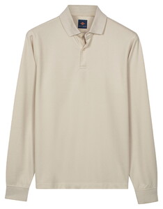Baileys Long Sleeve Subtle Two-Tone Poloshirt Shell