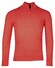 Baileys Luxury Pima Cotton Half Zip Collar Single Knit Trui Coral Melange