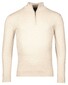 Baileys Luxury Pima Cotton Half Zip Collar Single Knit Trui Kitt Melange