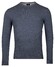 Baileys Luxury Pima Cotton Uni Color Crew Neck Single Knit Pullover Deep Denim Blue