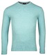 Baileys Luxury Pima Cotton Uni Color Crew Neck Single Knit Trui Aqua
