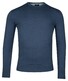 Baileys Luxury Pima Cotton Uni Color Crew Neck Single Knit Trui Steel Blue