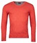Baileys Luxury Pima Cotton V-Neck Single Knit Pullover Coral Melange
