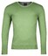 Baileys Luxury Pima Cotton V-Neck Single Knit Trui Appel
