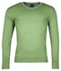 Baileys Luxury Pima Cotton V-Neck Single Knit Trui Appel