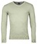 Baileys Luxury Pima Cotton V-Neck Single Knit Trui Misty Green Melange