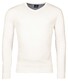 Baileys Luxury Pima Cotton V-Neck Single Knit Trui Off White