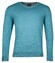 Baileys Luxury Pima Cotton V-Neck Single Knit Trui Sky Blue Melange