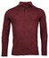 Baileys Merino Blend Pullover Polo Collar Buttons Single Knit Trui Bordeaux