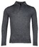 Baileys Merino Blend Pullover Polo Collar Buttons Single Knit Trui Dark Grey