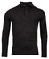 Baileys Merino Blend Pullover Polo Collar Buttons Single Knit Trui Zwart