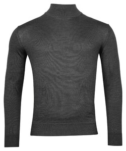 Baileys Merino High Turtleneck Single Knit Pullover Dark Grey