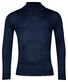 Baileys Merino High Turtleneck Single Knit Trui Dark Blue