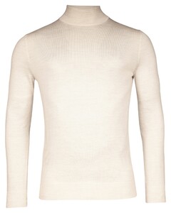 Baileys Merino High Turtleneck Single Knit Trui Off White