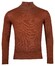 Baileys Merino High Turtleneck Single Knit Trui Stone Red