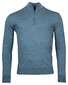 Baileys Merino Wool Half Zip Single Knit Trui Raf Blue