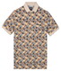 Baileys Multi Leaves Pattern Piqué Polo Caramel