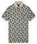 Baileys Multi Leaves Pattern Piqué Polo Misty Green
