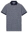 Baileys Multi Open Squares Piqué Polo Delft Blue