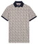 Baileys Multi Open Squares Piqué Polo Midden Grijs