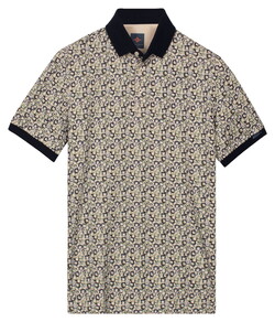 Baileys Multi Open Squares Piqué Polo Misty Green