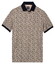 Baileys Multi Open Squares Piqué Polo Zand