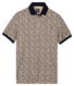 Baileys Multi Open Squares Piqué Poloshirt Sand
